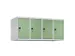 opzetkast,v. locker,4vak.,vak B 300mm,HxBxD 500x1200x500mm