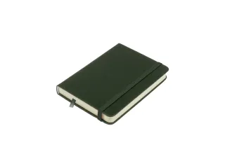 Schetsboek Kangaro A6 forest green PU HC 80 vel 140gr roomwit met elas - 3