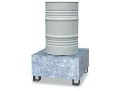 Opvangbak Staal Bxdxh 810X820X450Mm Voor 1X200L Vat Rooster Verzinkt