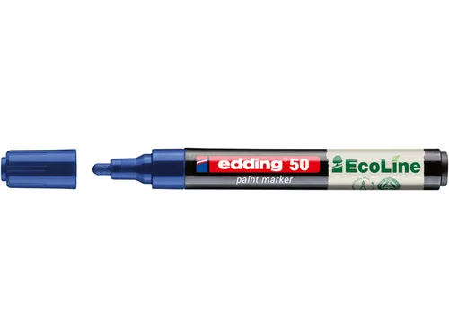 Paintmarker edding 50 EcoLine op waterbasis 2-3mm blauw