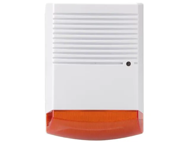 Nepsirene met rode knipperende Led , dummy alarm