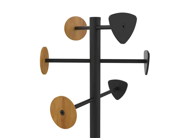 Kapstok Unilux Bora staand bamboe zwart