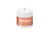 Bolsius rustiek stompkaars Ø10 x 10cm Cloudy White 3 Stuks