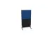 scheidingswand,HxB 1545x800mm,CC-zwart,BN6016-blauw