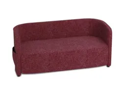 sofa,2-zits,stof rood,HxBxD 760x1570x760mm,2zijvakken