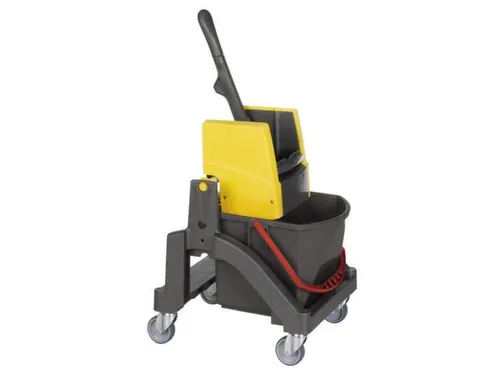 Dweilwagen met kunststof emmer 1x17 liter<