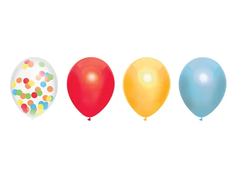 Ballonnen Haza Over The Rainbow 30cm 6 stuks assorti