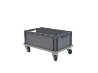 aluminium transportwagen,draagverm. 150kg,laadvl. LxB 600x400mm - 2