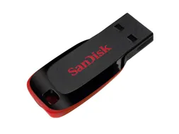 SanDisk Cruzer Blade USB flash drive 32 GB USB Stick Zwart Rood