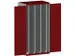 armoire verticale,HxlxP 2000x1050x650mm,porte a. perforations