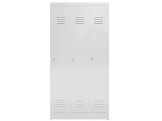 garderobekast,HxBxD 1800x870x500mm,3vak,vak B 295mm,klink,sokkel - 2