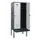 locker met bank,HxBxD 1950x800x815mm,2vak,vak B 400mm,draaigrendel