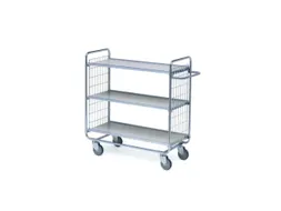 etagewagen,draagverm. 200kg,3etage(s),laadvl. LxB 750x425mm,houtetage