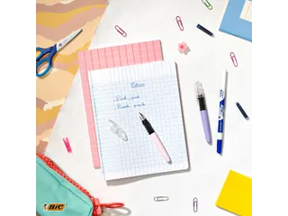 Inktwisser BIC blauw - 4