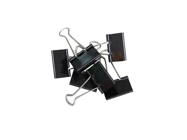 Papierklem MAUL 215 foldback 41mm capaciteit 19mm zwart