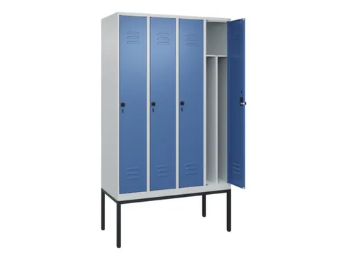 locker voor scheiding van kleding,HxBxD 2120x1200x500mm,4vak