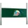 Schoolbord Enkelvlaksbord 120x400cm Kolom Krijtbord Groen Emaille