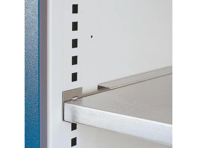 Materiaalkast Gesleufde Deuren Staal 1950x1000x600mm 3laden Ral5010