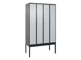 locker voor scheiding van kleding,HxBxD 2120x1200x500mm,4vak - 1