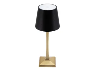 Securit Tafellamp Roma LED Zwart-Goud oplaadbaar dimbaar - 2
