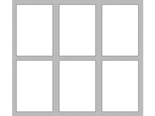 Infovitrine 6xa4 Kurkbord Voor Binnen Aluminium Frame