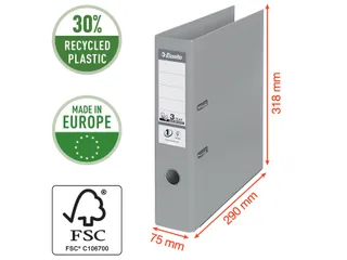 Ordner Esselte Vivida A4 75mm PP blauw - 6