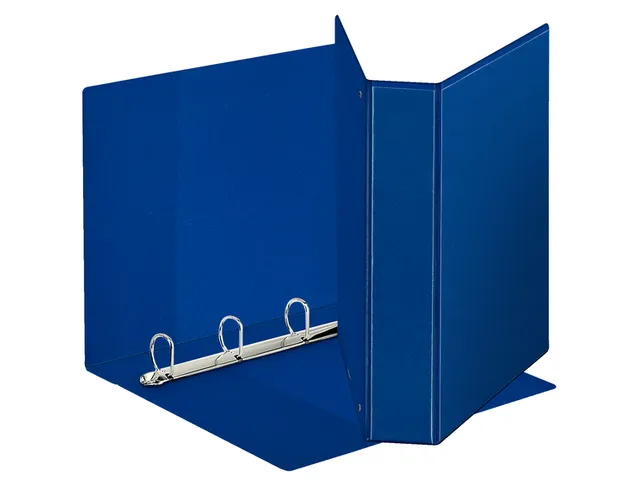 Presentatieringband 4 Rings A4 30Mm D-Mech Deluxe Panorama Blauw