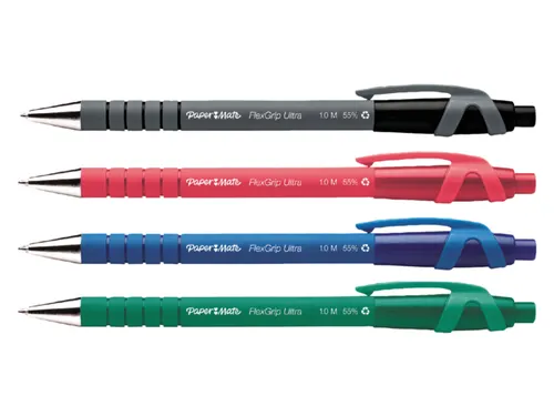 Balpen Paper Mate Flexgrip Ultra medium blauw