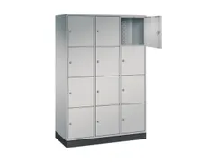 grootvolume-lockersysteem,HxBxD 1950x1220x500mm,3x4vakken,cil.-slot