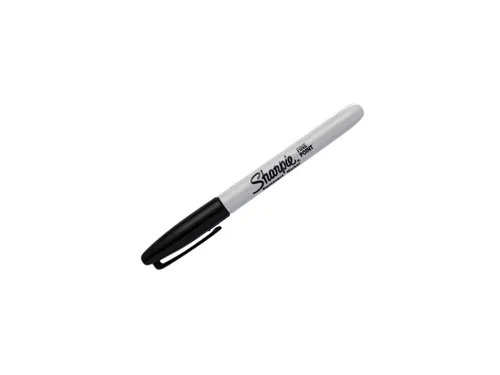 Viltstift Sharpie Fijne punt rond 0.9mm Blister à 2 stuks Zwart