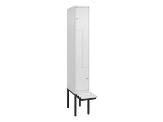 Z-garderobekast,HxBxD 2120x300x815mm,2vak,vak B 300mm,cil.-slot - 1