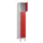 lockerkast,HxBxD 1950x300x500mm,1x4vakken,vak B 300mm,cil.-slot,voeten