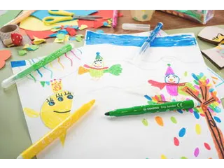 Viltstift STABILO Trio Jumbo 380 Classpack Assorti - 5