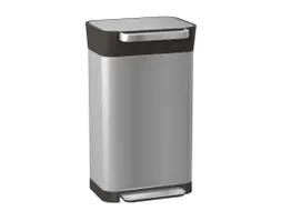 Pedaalemmer Intelligent Waste Titan mat RVS Zwart 30 liter
