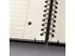 Bloc note Sigel Conceptum hardcover A4 spiralé noir ligné