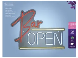 Ledbord Lumineo indoor USB neon Bar Open