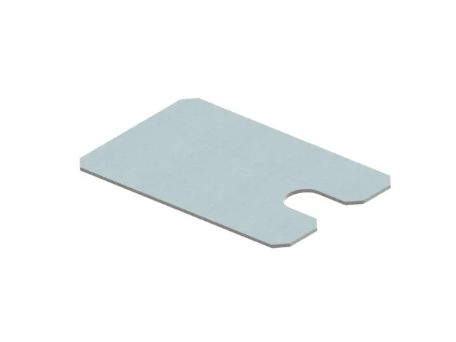 Onderlegplaat,V. Breedvakstelling