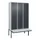 Z-garderobekast,HxBxD 2120x1200x815mm,6vak,vak B 400mm,cil.-slot