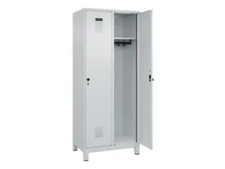 locker,HxBxD 1950x800x500mm,2vak,vak B 400mm,draaigrendel,voeten - 2