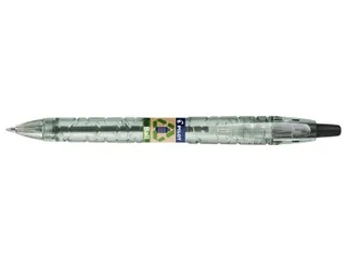 Balpen Pilot B2P Ecoball Begreen 1.0mm Medium Zwart 10 stuks+navulling - 2