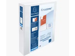 Ringmap A4 Maxi Kreacover Pp Personaliseerbaar 2d-ringen 50mm Wit