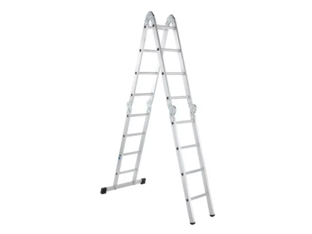 Vouwladder Aluminium 4X4Sporten Aanlegladder L 4 74M