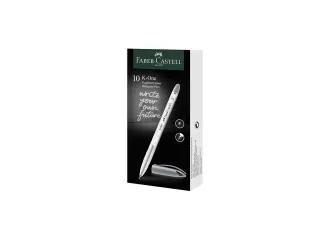 Balpen Faber-Castell K-One 0.5 zwart doos 10 stuks - 1