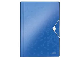 Sorteermap Leitz WOW A4 PP 6 vaks blauw