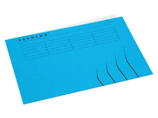Vouwmap Secolor A4 Blauw - 1
