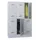 dubbeldekse locker,HxBxD 1850x1200x500mm,3x2vak.,RAL7035,front RAL3000