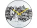 Horloge murale NeXtime 'Sax City' Ø40cm verre/métal