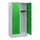 schoollocker,HxBxD 1630x800x500mm,2vak,vak B 400mm,draaigrendel,sokkel