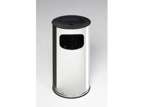 Combi-Asbak 44 Liter HxØ 710x355mm Rvs
