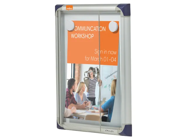 Nobo Binnenvitrine Extra Plat 1xA4